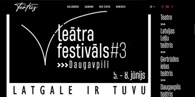 3-й Театральный фестиваль прошел в Даугавпилсе